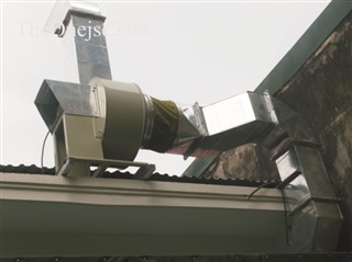 Lắp đặt thông gió hút mùi cho nhà bếp công nghiệp, gió bếp nhà hàng